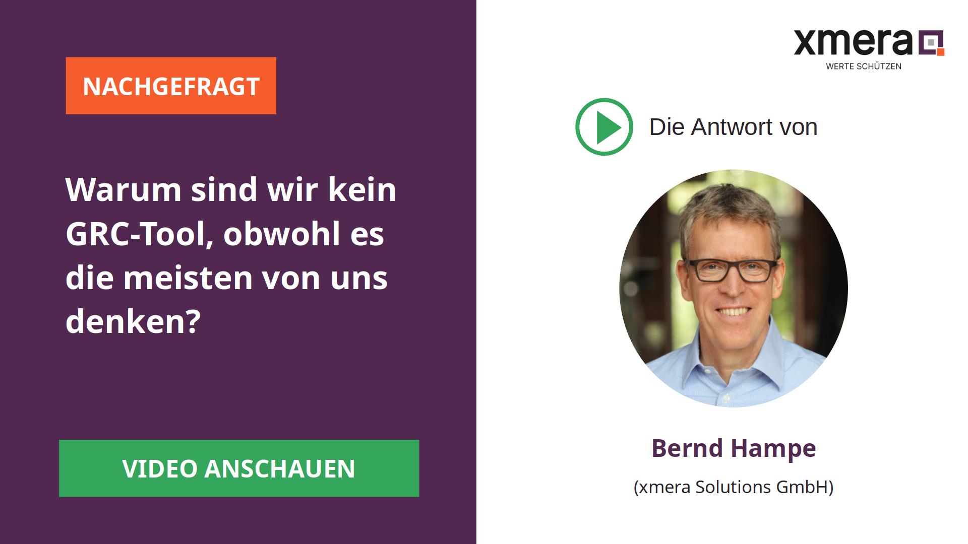 Nachgefragt: Warum wir kein GRC-Tool sind